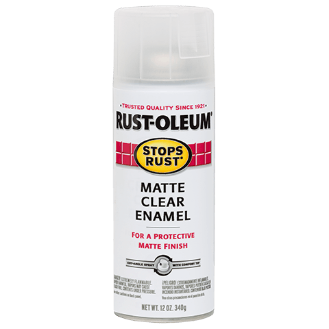Rust-Oleum® Clear Enamel Matte Clear (12 Oz, Matte Clear)