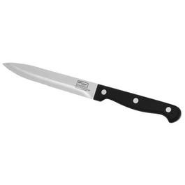 Essentials Utility Knife, Stainless Steel & Black, 4.75-In.