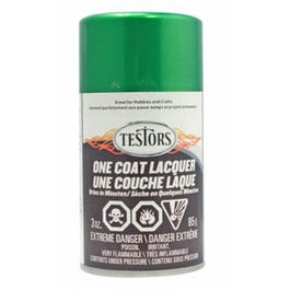 One-Coat Lacquer Craft Spray Paint, Mystic Emerald Gloss, 3-oz.
