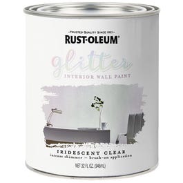 Glitter Brush-on Paint, Iridescent, Qt.