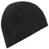 Beanie Hat, Black Acrylic