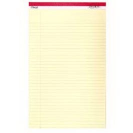 Legal Pad, Yellow, 8.5 x 14-In., 50-Ct.