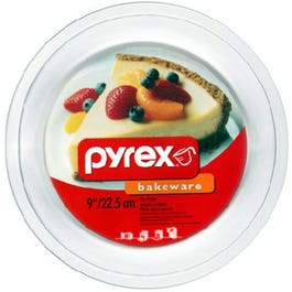 Pie Plate, Clear Glass, 9-In.