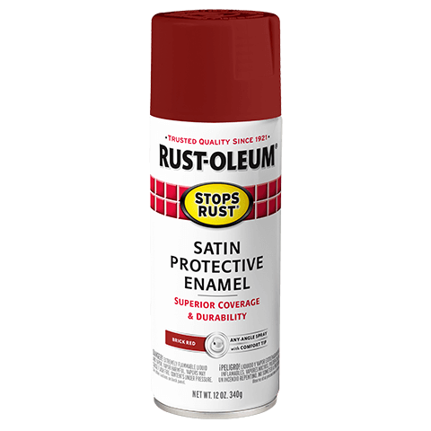 Rust-Oleum Stops Rust® Protective Enamel Spray Paint (Satin Brick Red)