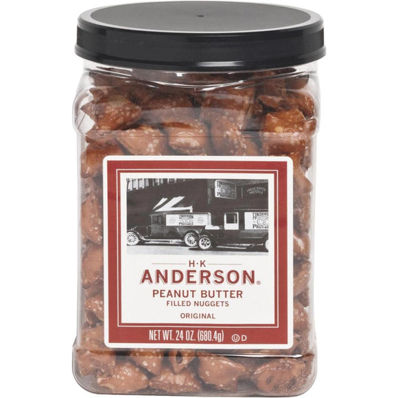 HK Anderson 24 Oz. Peanut Butter Filled Pretzel Nuggets