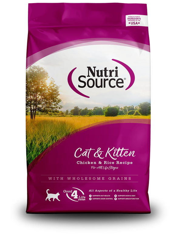 NutriSource® Cat & Kitten Chicken & Rice Recipe (16 lb)