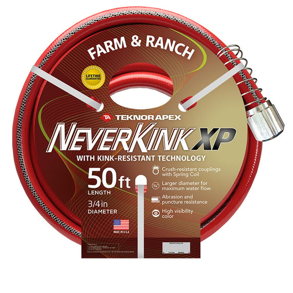 Teknor Apex Neverkink Xtreme Performance Farm and Ranch Hose 3/4-In. x 100-Ft. (3/4