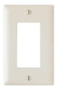 Pass & Seymour Thermoplastic One Gang Decorator Wall Plate, Light Almond (One Gang, Light Almond)