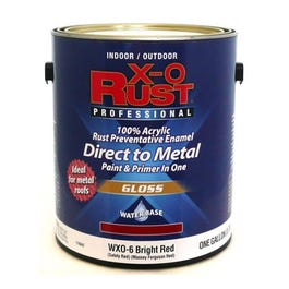 Rust Preventative Paint & Primer, Direct to Metal, Gloss Bright Red, Gallon