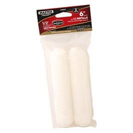 Paint Roller Cover Refill, Woven, 6.5 x 1/2-In., 2-Pk.