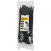 Screw Mount Cable Tie, UV Black, 8-In., 100-Pk.