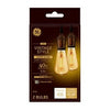 LED Vintage Light Bulb, ST19, Warm White, Amber Bulb, 400 Lumens, 5.5-Watt, 2-Pk.