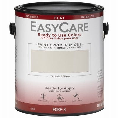 True Value EasyCare Ready To Use Colors Paint & Primer Interior Flat Latex (1 Gallon, Flat)