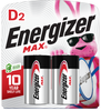 Energizer MAX® D Alkaline Batteries