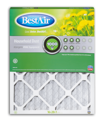 BestAir® B1-1620-8-12 Pleated Filter Merv 8 (16