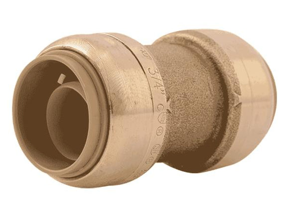 Sharkbite Brass Push Coupling 3/4 in. x 3/4 in. (3/4 in. x 3/4 in.)