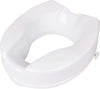 Carex Safety Lock Bariatric Raised Toilet Seat (4.25 x 14.5 x 16.63)