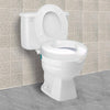 Carex Safety Lock Bariatric Raised Toilet Seat (4.25 x 14.5 x 16.63)