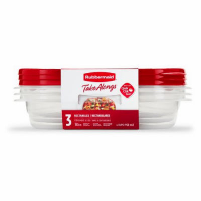 RUBBERMAID TakeAlongs Food Storage Containers