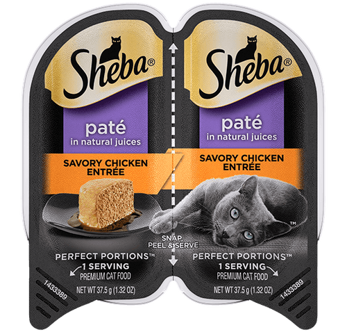 SHEBA® PERFECT PORTIONS™ Premium Paté Savory Chicken Entrée
