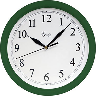 CLOCK WALL 10 IN HUNTER GN