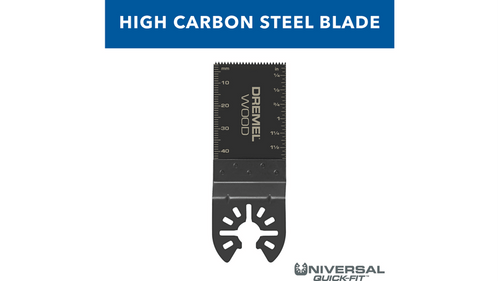 Dremel Universal Quick Fit 1-1/4 in. Wood Flush Cutting Oscillating Multi-Tool Blade (1-Piece)