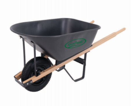 Green Thumb Steel Wheelbarrow