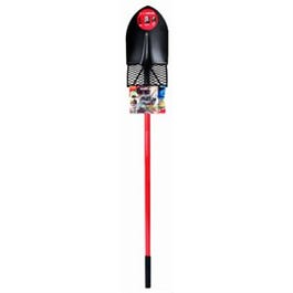 Smart Shovel, Round Point, Fiberglass Handle