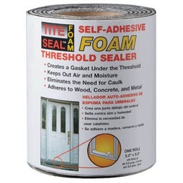 Threshold Sealer, Self-Adhesive Foam, 5.5-In. x 6.5-Ft.