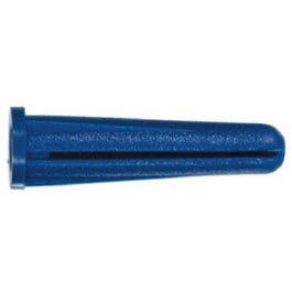 Wall Anchors, Blue, Plastic, 10-12 x 1-In., 25-Ct.