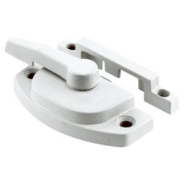 Window Sash Lock & Keeper, White