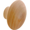 Prime-Line 1-3/4 In. Wood Bi-Fold Door Pull Knob With 11/16 In. Base (2 Count)