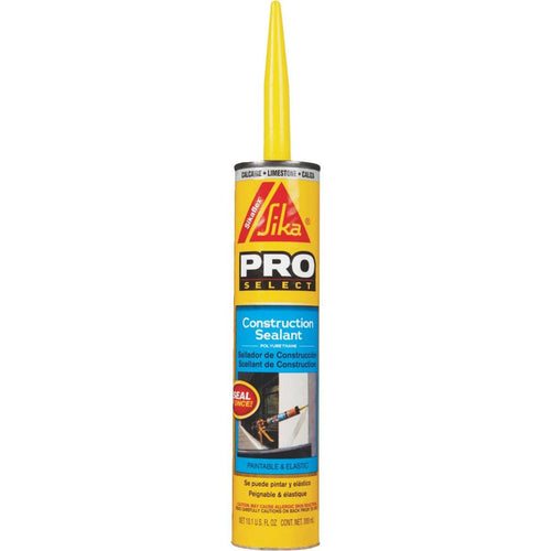 Sikaflex Sika 10.1 Oz. Pro Select Construction Polyurethane Sealant, Limestone