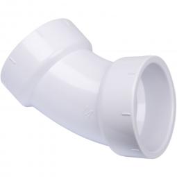 Genova PVC DWV 45° Sanitary Elbow