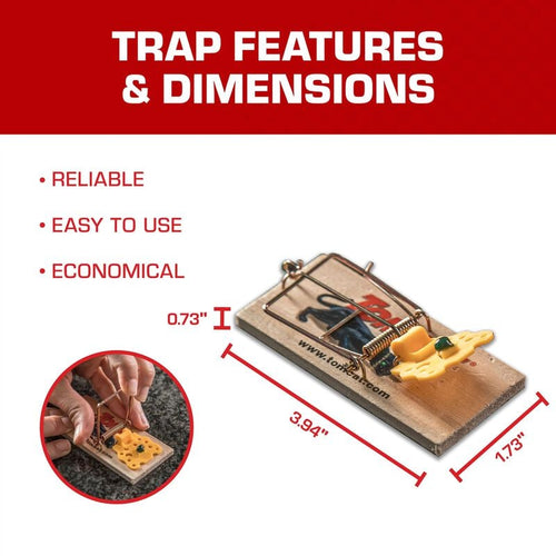 Tomcat® Mouse Traps (Wooden)