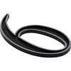 Hillman Black & Silver Reflective Plastic House Number 6
