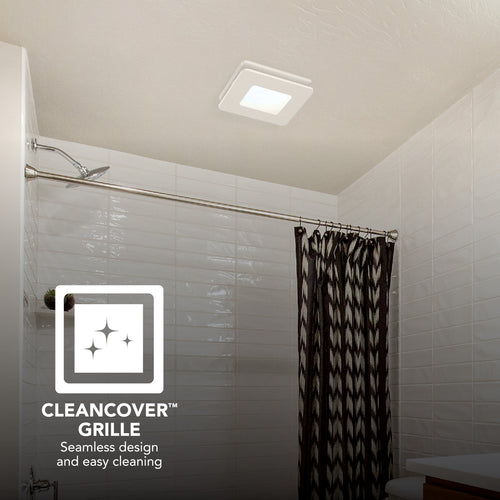 Broan-NuTone® Roomside Series Bathroom Exhaust Fan w/ LED Light, 60 CFM, Energy Star®