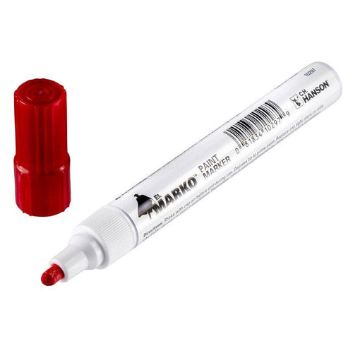C.H. Hanson El Marko® Paint Marker-Red (12 pack)