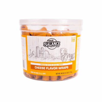 True Balance Cheese Beef Flavor Wraps Dog Food