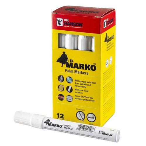 C.H. Hanson El Marko® Paint Marker-White