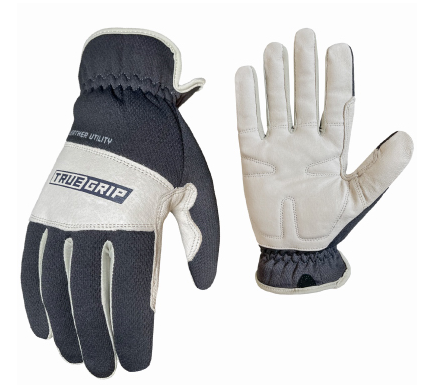 True Grip Premium Leather Hybrid Gloves Mens