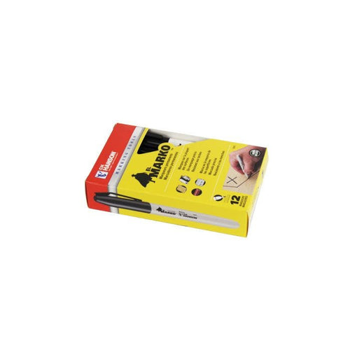 CH Hanson El Marko® Permanent Marker- Black (12 pack)