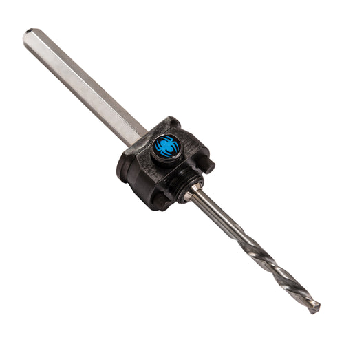 Spyder Hex10 1/2 HSS Quick Change Hole Saw Arbor Assembly Rapid Core Eject™