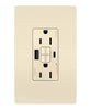 Legrand Pass & Seymour radiant® GFCI USB Outlet with SafeLock® Protection, Type A/C, 15A, Tamper-Resistant,