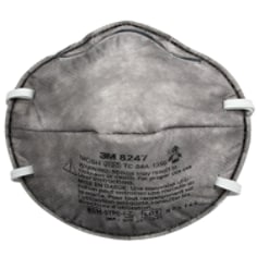 3M 3M™ Particulate Respirator 8247, R95, with Nuisance Level Organic Vapor Relief, 120 EA/Case