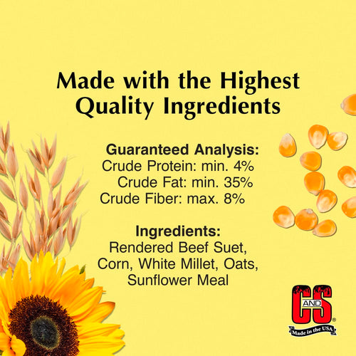 C&S Products High Energy Suet Treat