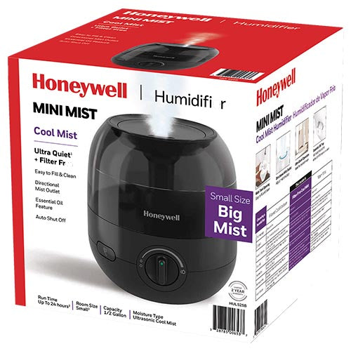 Honeywell Mini Cool Mist Humidifier - Black, HUL525B