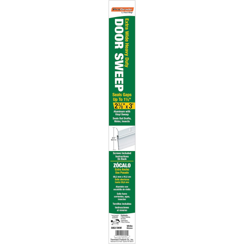 Frost King Premium Extra Wide Heavy Duty Aluminum and Vinyl Door Sweep