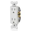 Leviton 15 Amp Decora Tamper-Resistant Duplex Outlet/Receptacle Grounding White