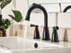 Moen Banbury Two-Handle Widespread Bathroom Sink Faucet
